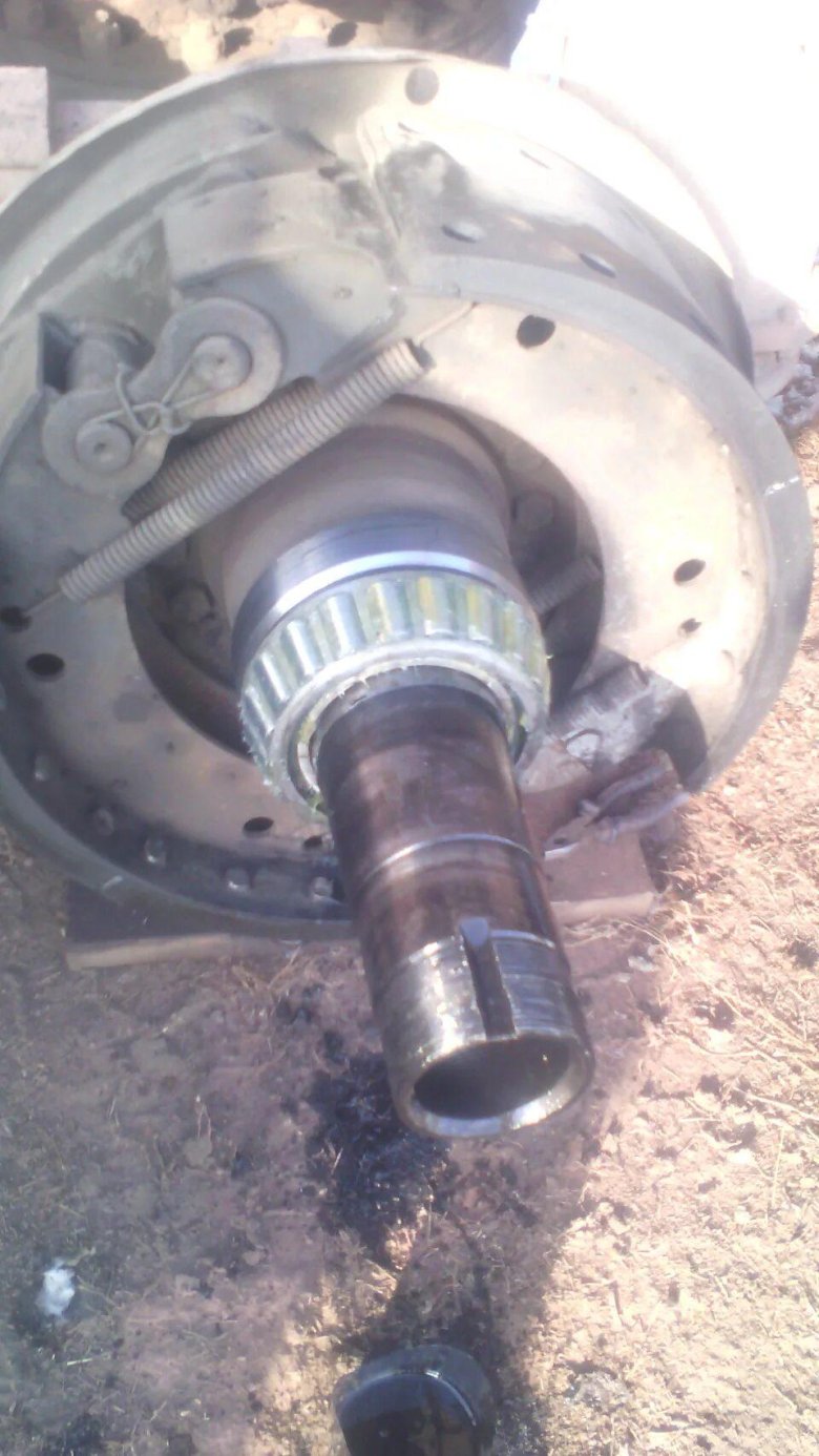 Замена ступицы КАМАЗ 43118