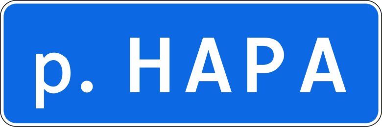 Дорожный знак река