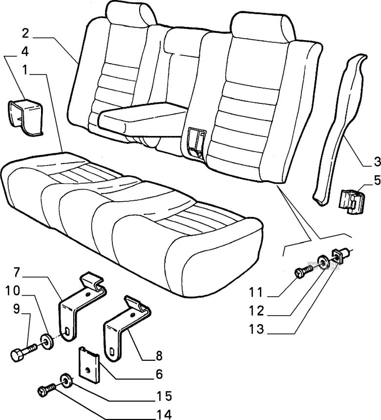 Сиденье Альфа Ромео 166