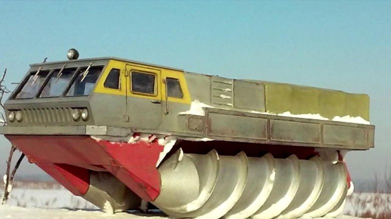 Шнекороторный вездеход ЗИЛ-4904