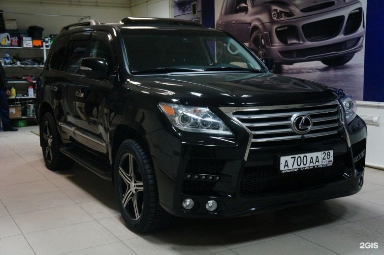 Lexus LX 570 2015 черный