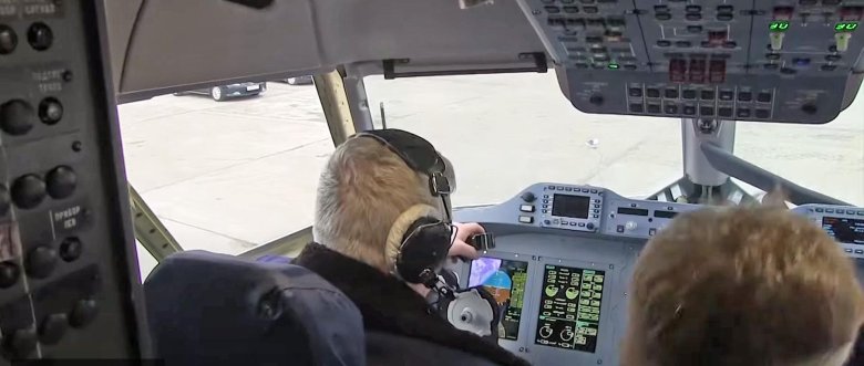 Ил-114 кабина