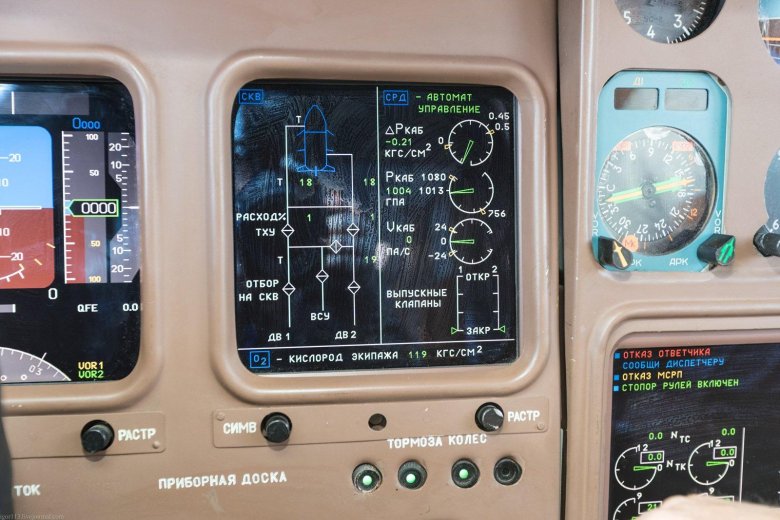 Ил-114 кабина