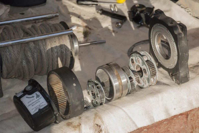 Лебедка КСД 1000 редуктор