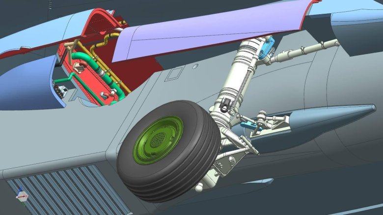 Стойка шасси Су-27