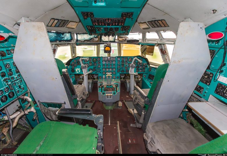 Ил 76 МД кабина