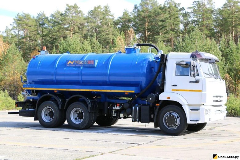 КАМАЗ 65115 вакуумная машина
