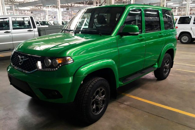 Уаз патриот зеленый