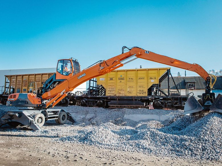 Экскаватор-перегружатель колесный UMG e230wh