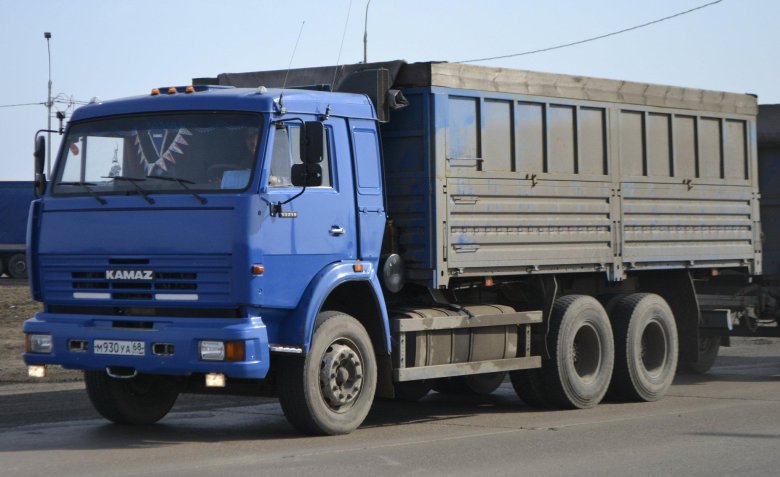 КАМАЗ 5320 бортовой зерновоз