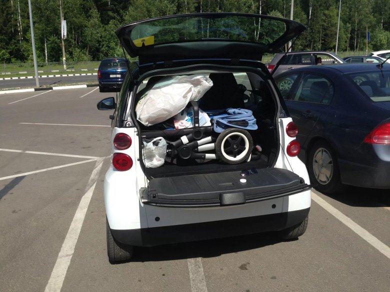 Багажник смарт Fortwo