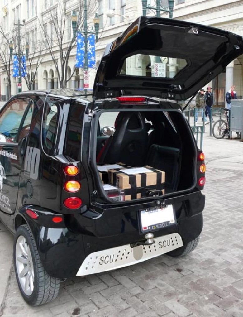 Мерседес смарт багажник