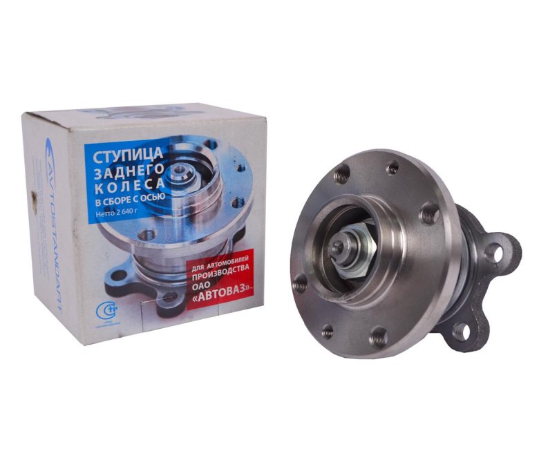 Ступица задняя ВАЗ-2108-3104014 (В сборе с осью и подшипником) 2108-3104014