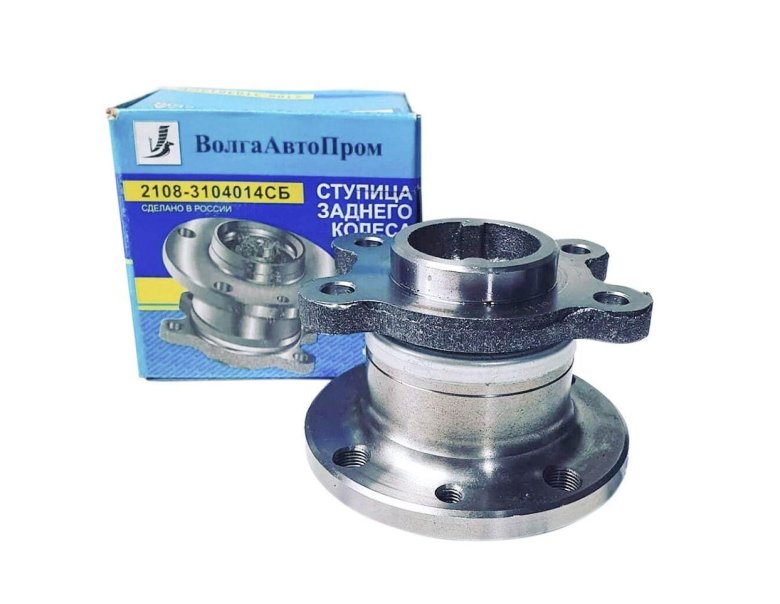 Ступица задняя ВАЗ-2108-3104014 (В сборе с осью и подшипником) 2108-3104014