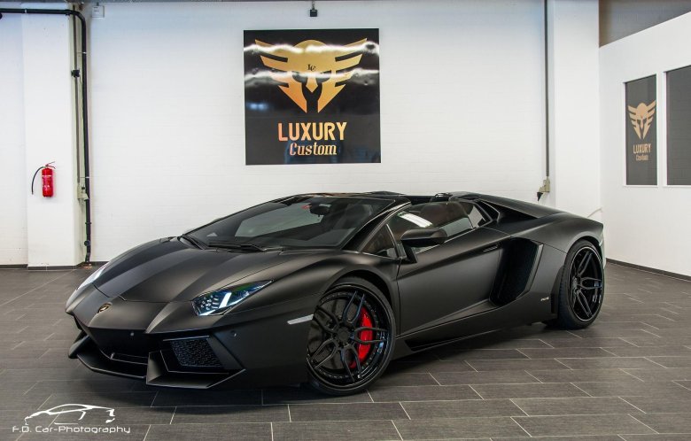 Lamborghini Aventador lp700 чёрный