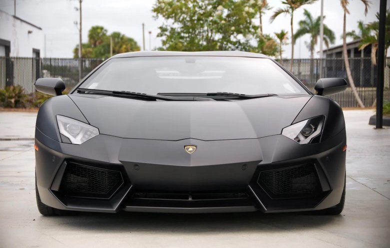 Lamborghini Aventador lp700 чёрный
