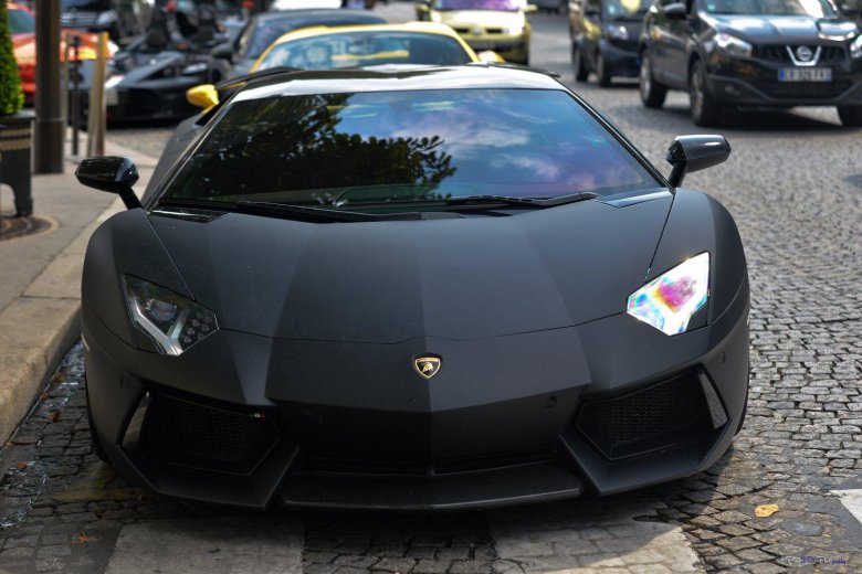 Lamborghini Aventador lp700 чёрный