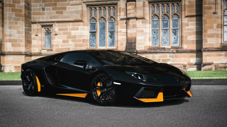 Lamborghini Aventador lp700 чёрный