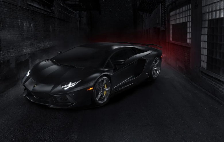 Lamborghini Aventador lp700-4 Black