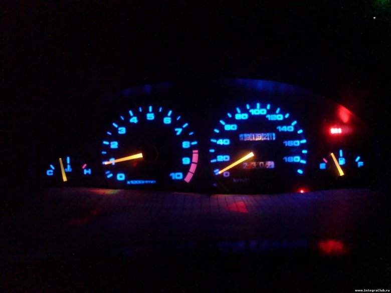 Хонда партнер приборная панель переделка подсветки