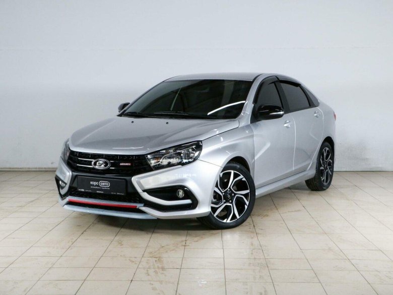 Лада Веста спорт серебристая 2024