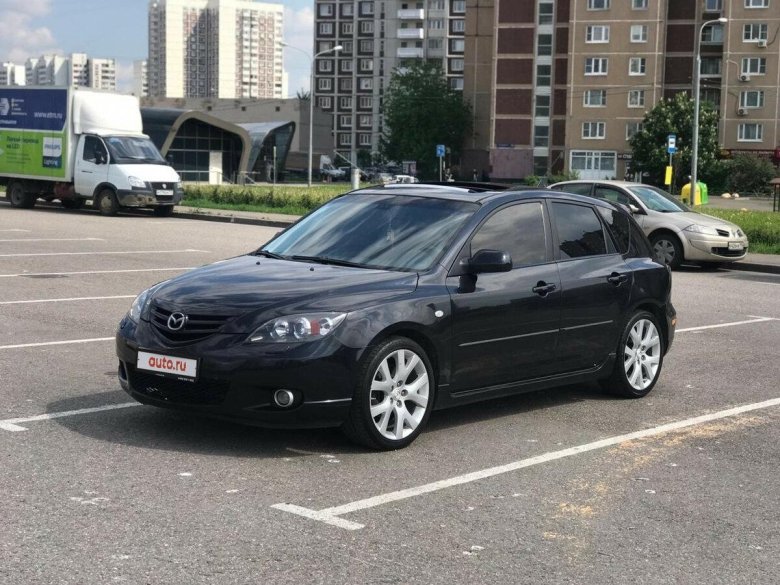 Mazda 3 BK хэтчбек черная