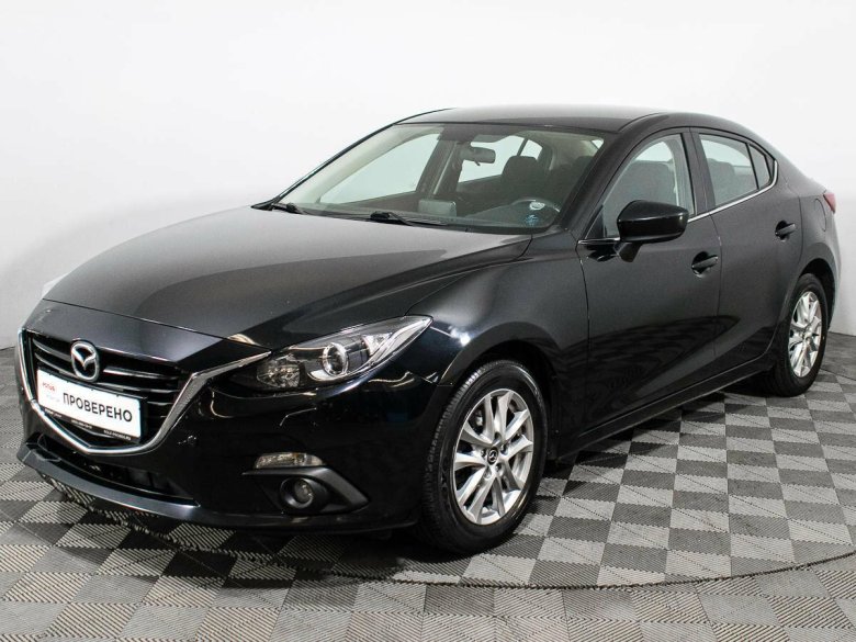 Mazda 3 черная седан