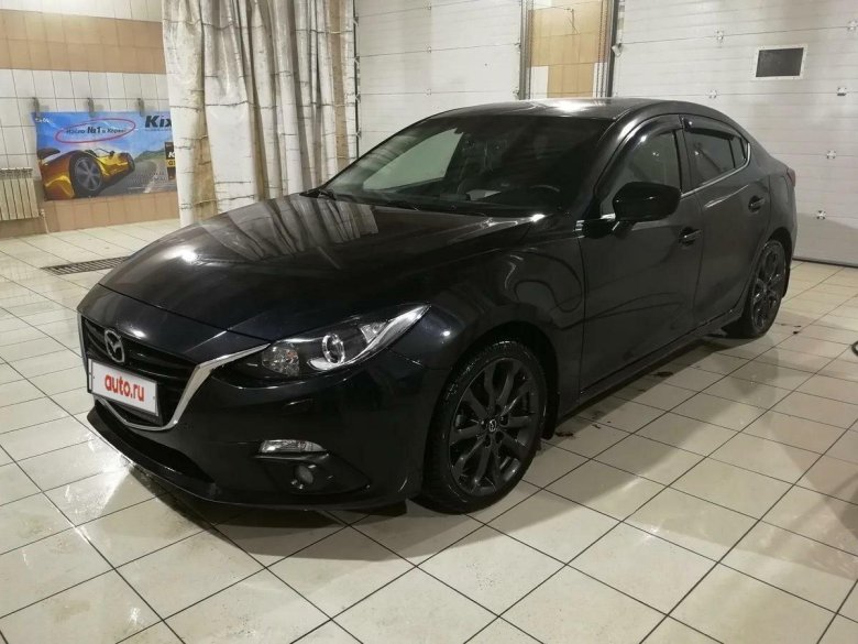 Мазда 3 2014 черная
