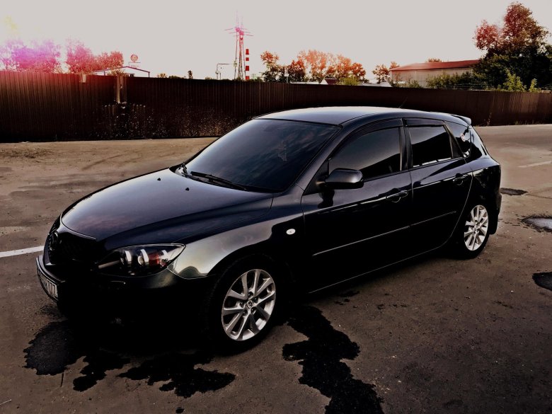 Мазда 3 BK тонированная черная