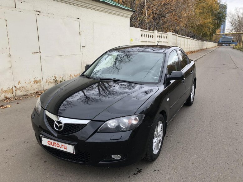 Mazda 3 2008 седан черный