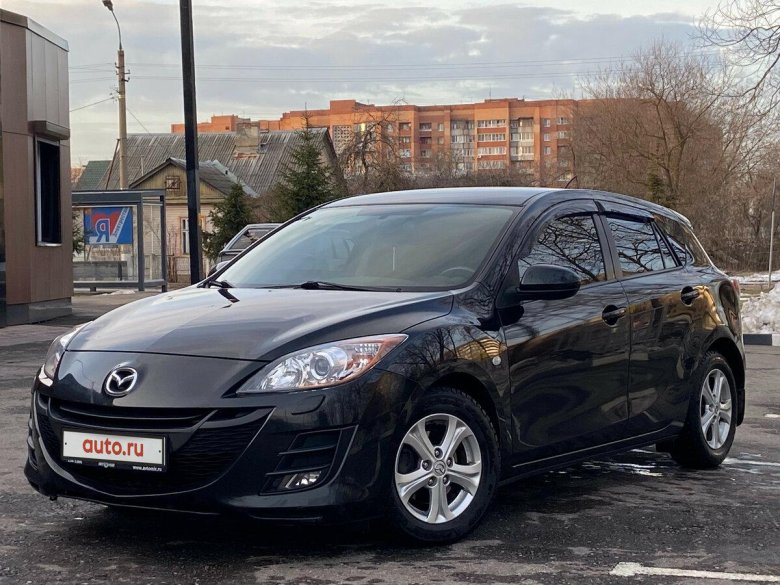 Мазда 3 2011 черная