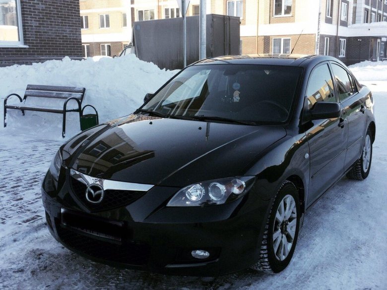 Мазда 3 2008 черная