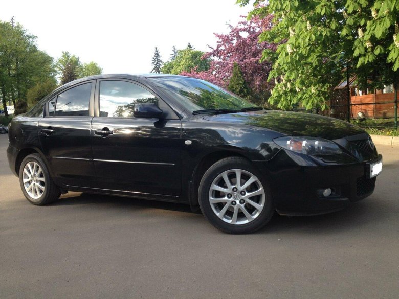 Мазда 3 2008 черная