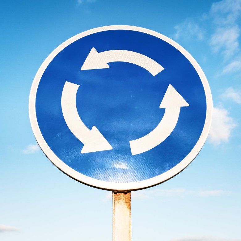 Знак круговое движение