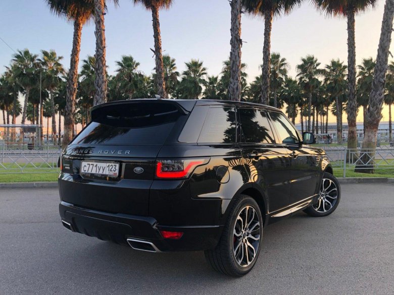 Range Rover Sport 2018 черный