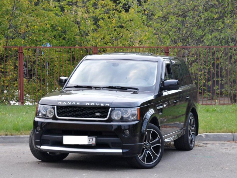 Рендж Ровер спорт 2013 черный