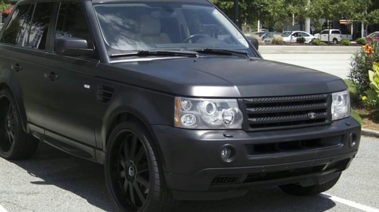 Range Rover Sport 2010 чёрный матовый