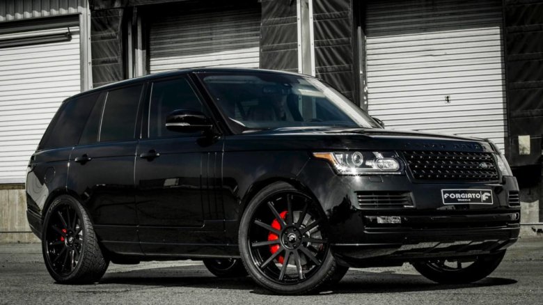 Ленд Ровер Рендж Ровер черный