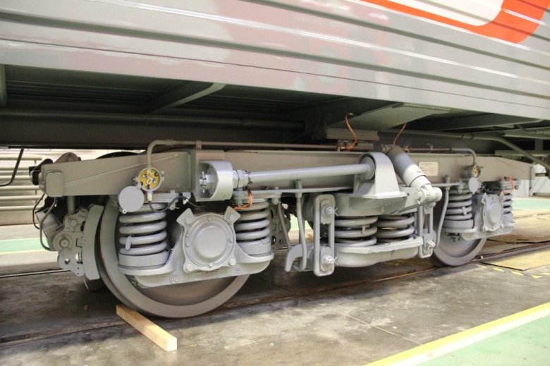 Тележка пассажирского вагона КВЗ-ЦНИИ-1