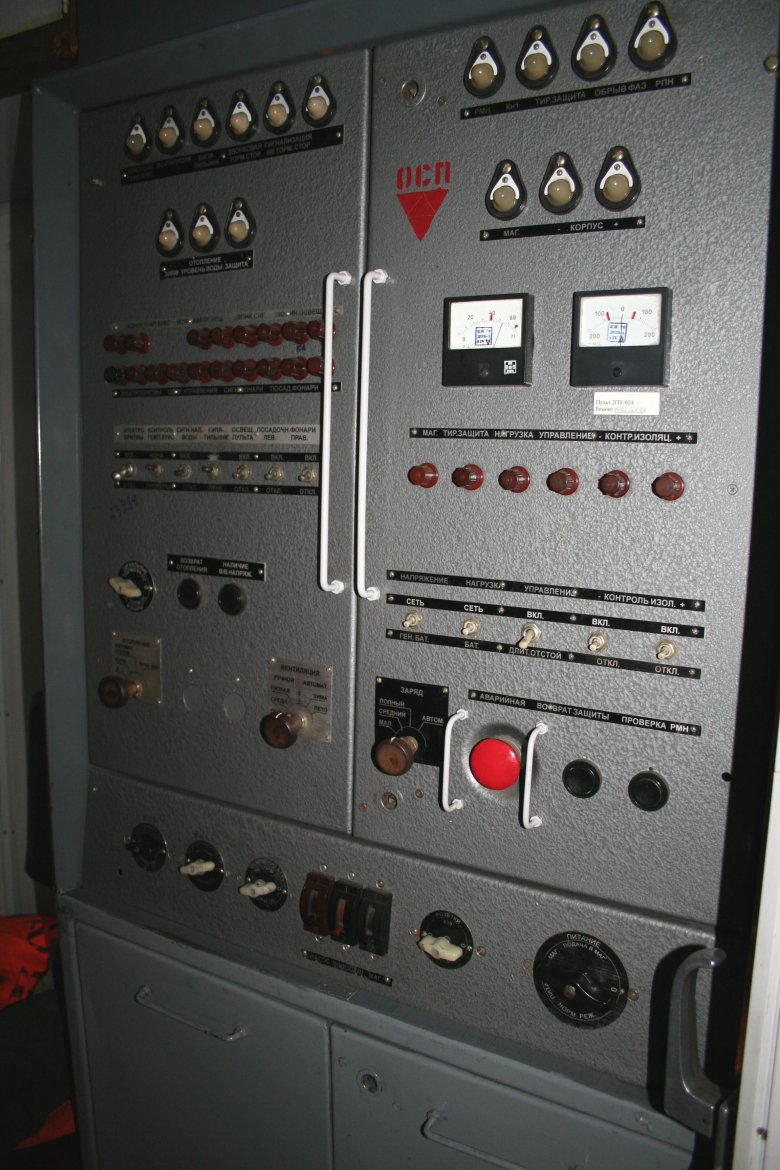 Щит управления пассажирского вагона ТВЗ
