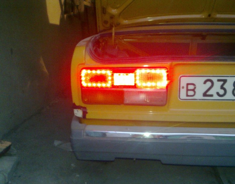 Светодиодные габариты хром