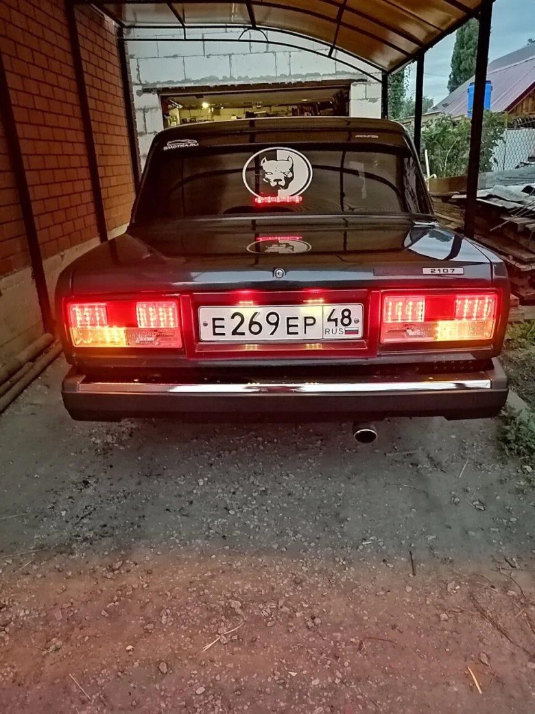 Диодные габариты ВАЗ 2107