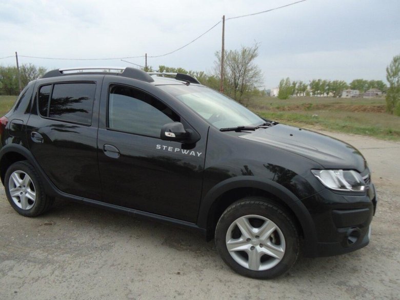 Рено Сандеро степвей 2015 черный