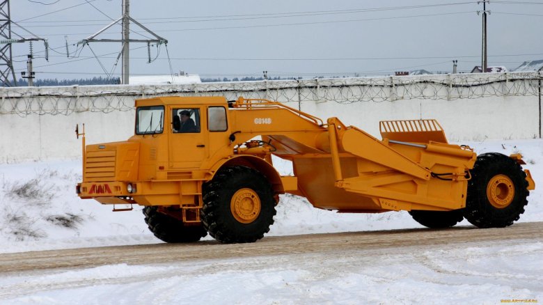 Скрепер самоходный МОАЗ-60148