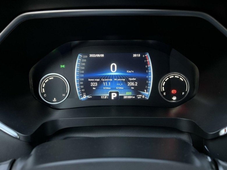 Chery Tiggo 8 Pro приборная панель