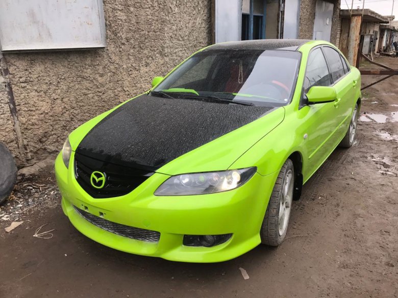 Мазда 6 зеленая