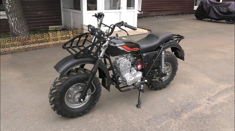 Мотоцикл внедорожный скаут-3v-200