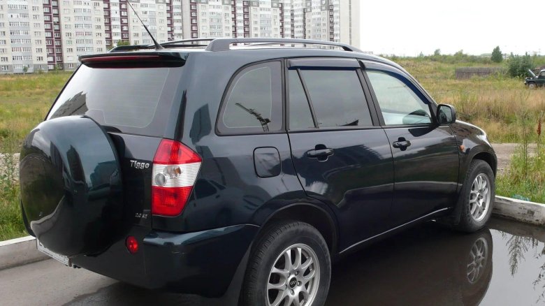 Чери Тигго т11 темно зеленая