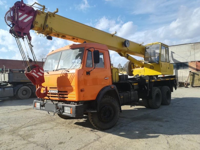 Камаз автокран
