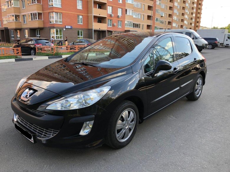 Пежо 308 черный